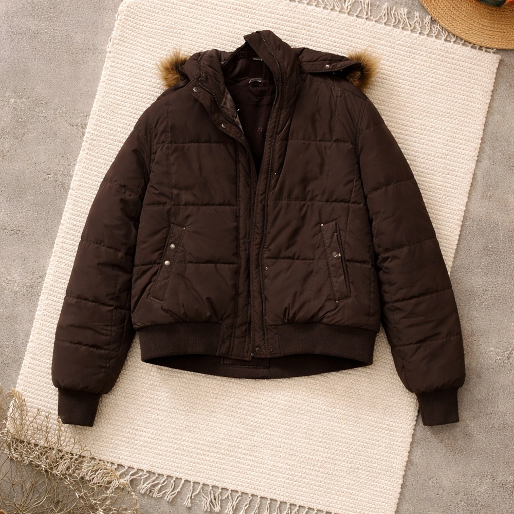 Zero exposur boarding company woman’s winter coat jacket size large brown